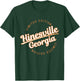 Retro Athletic Hinesville GA Apparel T-Shirt - T-Shirt | Forest