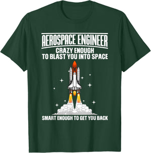 Cool Aerospace Engineer Art Women Aeronautical Space T-Shirt - T-Shirt | Forest