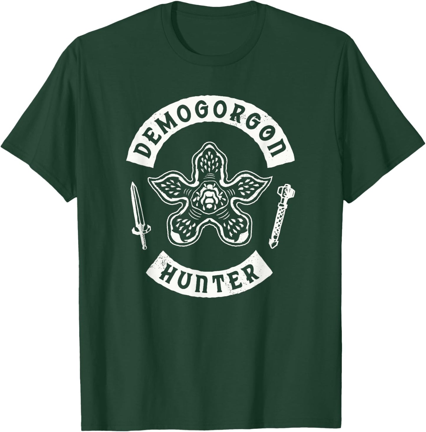 Stranger Things 4 Demogorgon Hunter V1 T-Shirt - T-Shirt | Forest