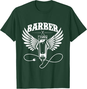 Barber - Hairstylist Hairdresser Haircut Hair Stylist T-Shirt - T-Shirt | Forest