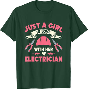 Electrician Gifts & Funny Electrical Design T-Shirt - T-Shirt | Forest