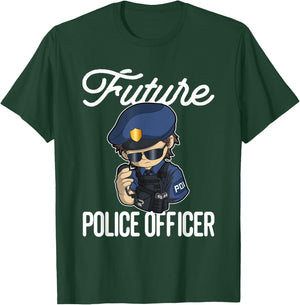 Future Police Officer Boy T-Shirt - T-Shirt | Forest