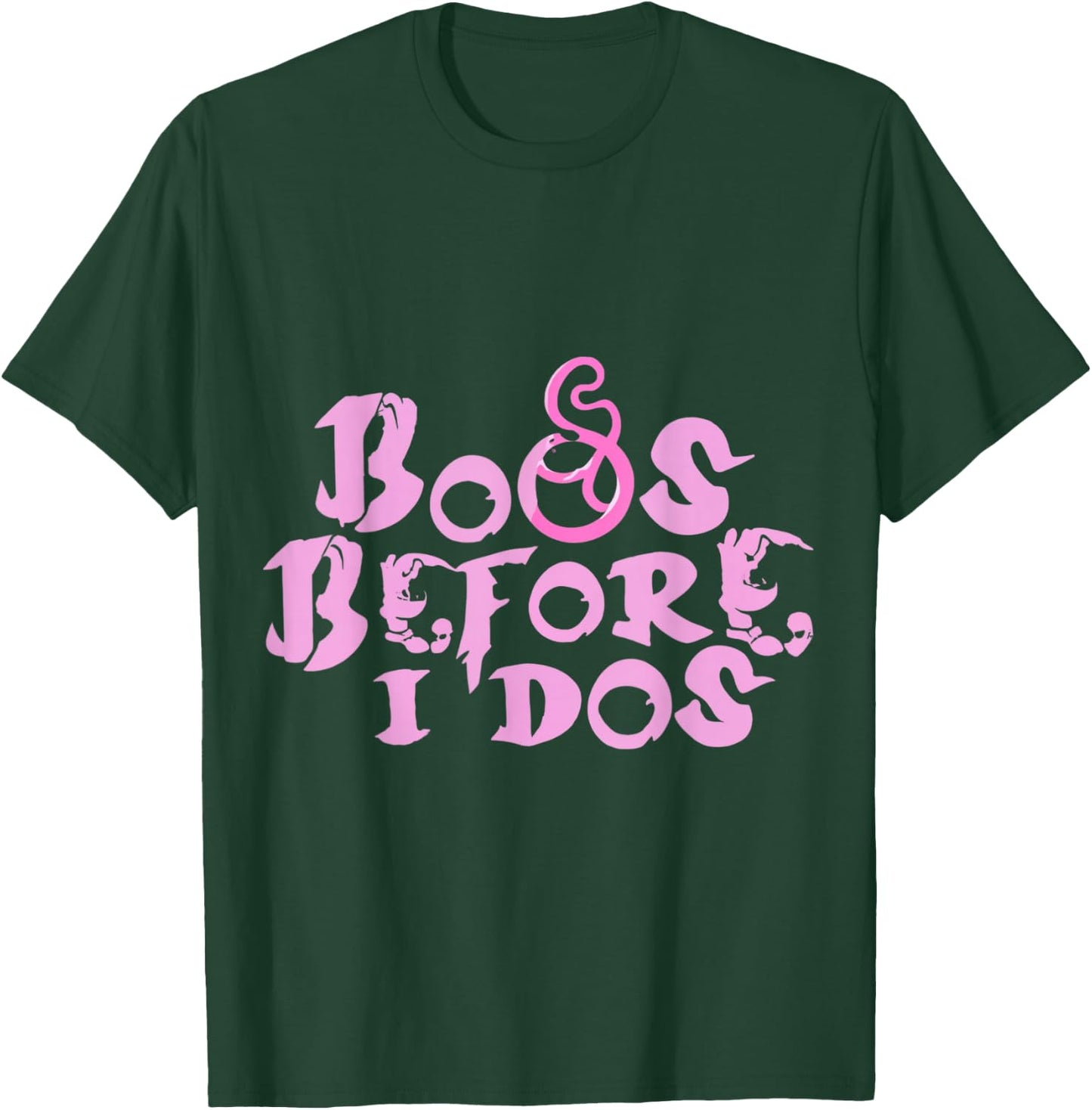 Boos Before I Dos Boochelorette Halloween Bachelorette Funny T-Shirt - T-Shirt | Forest