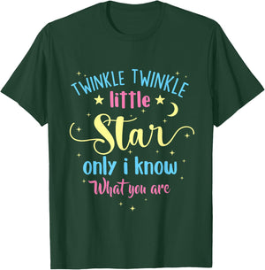 Twinkle Twinkle Little Star Gender Reveal Party Baby Shower T-Shirt - T-Shirt | Forest