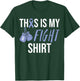Esophageal Cancer Awareness Purple Periwinkle Ribbon T-Shirt - T-Shirt | Forest