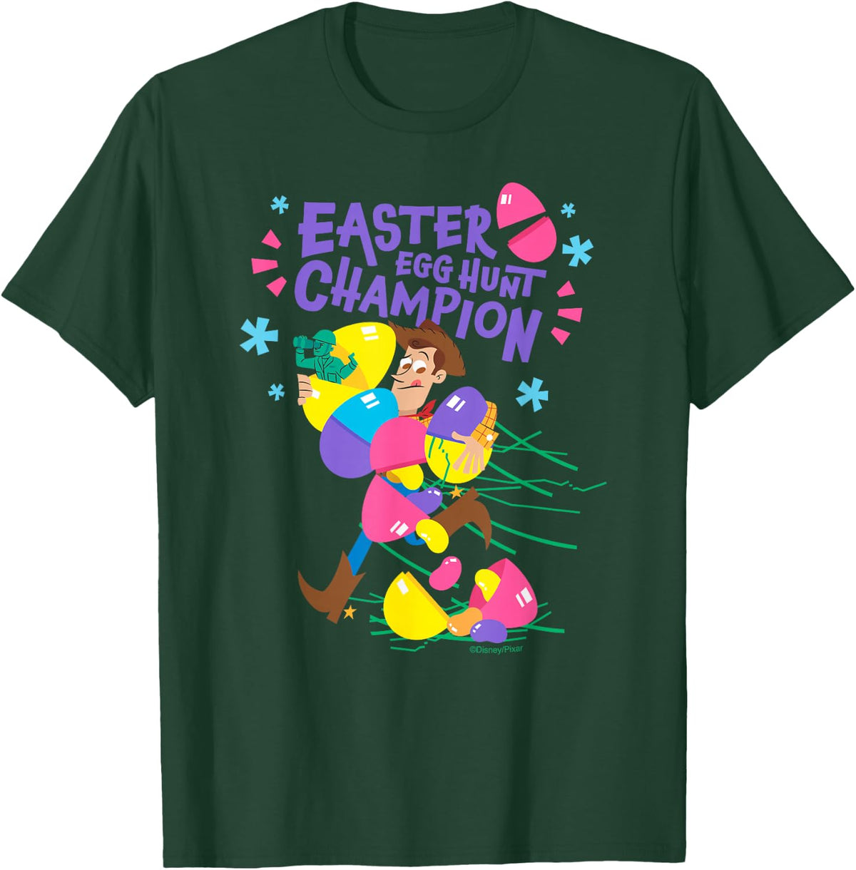 Disney and Pixar's Toy Story Woody Easter Egg Hunt T-Shirt - T-Shirt | Forest