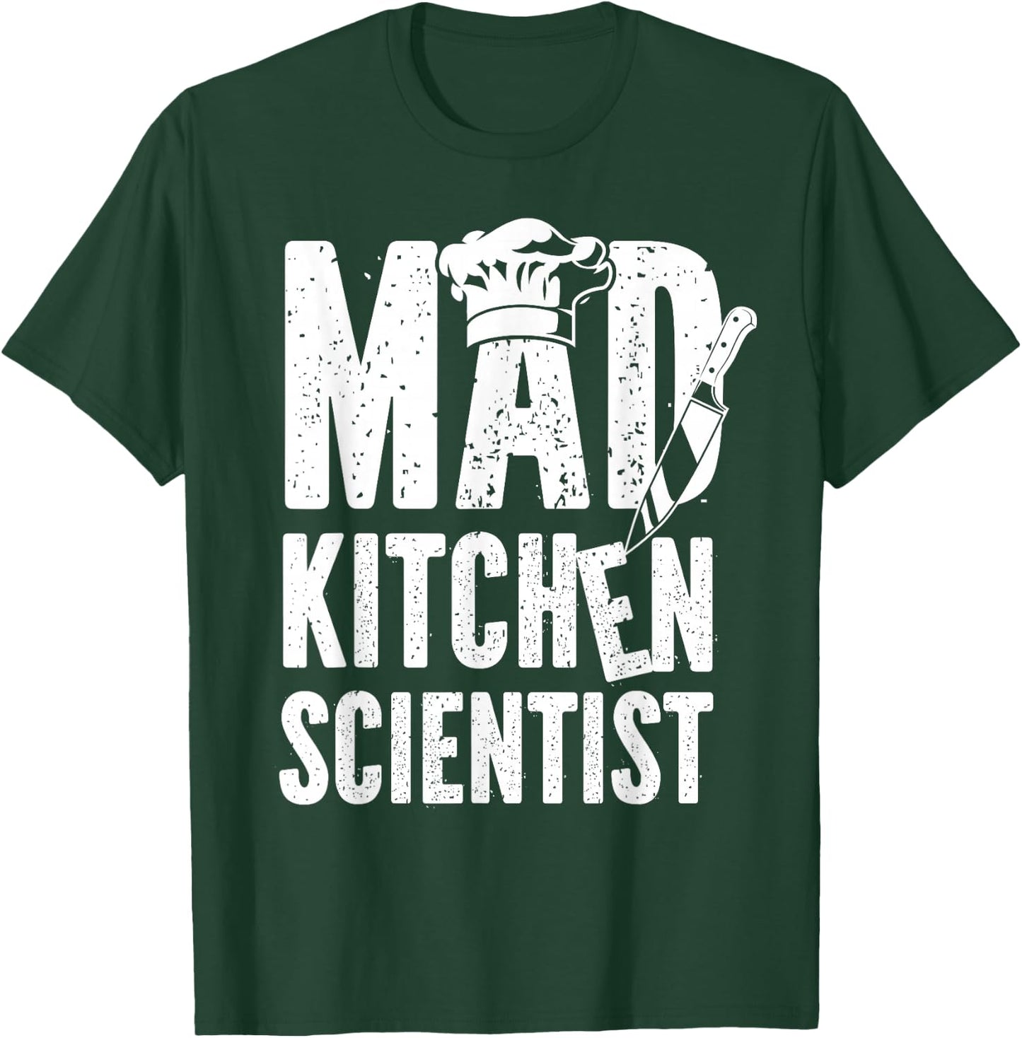 Cooking Cook Kitchen Chef Mad Kitchen Scientist T-Shirt - T-Shirt | Forest