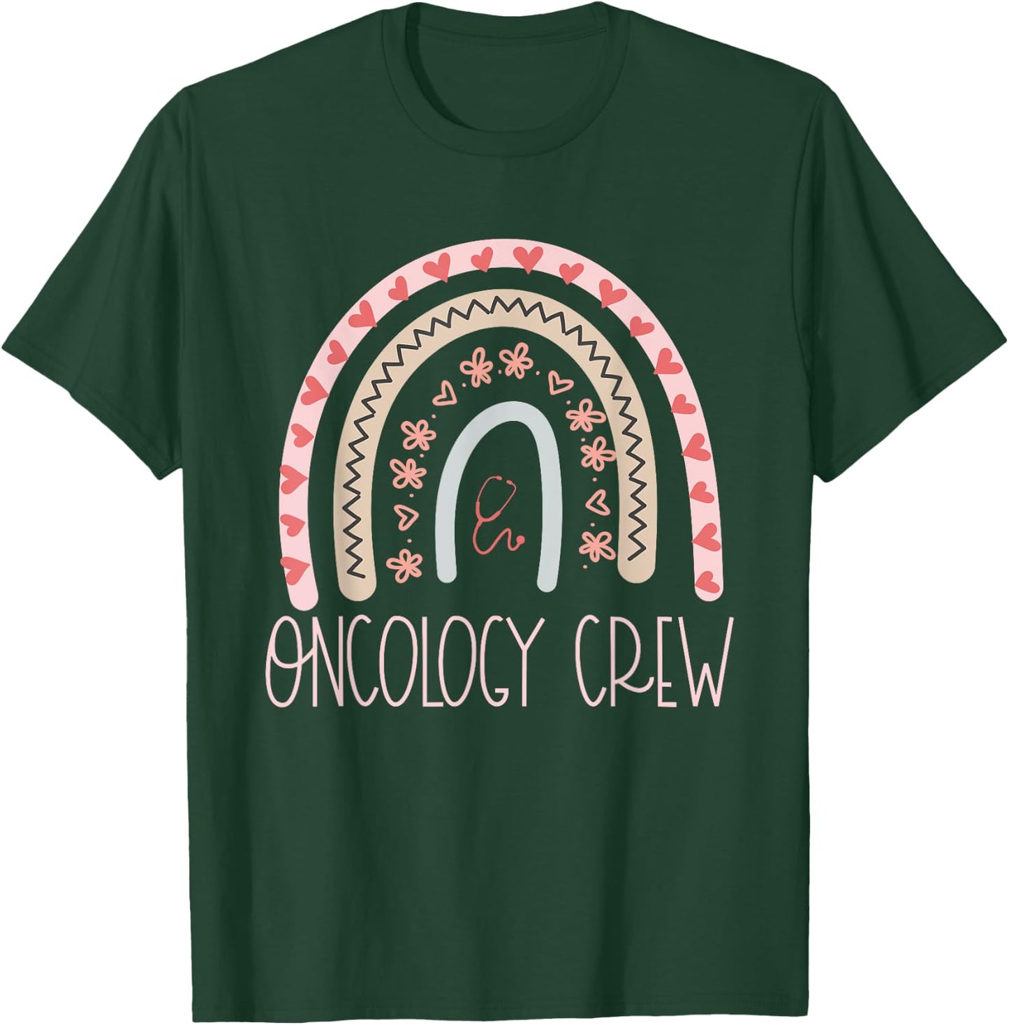 Oncology Nurse Week Medical Assistant Team Cancer Doctor T-Shirt - T-Shirt | Forest