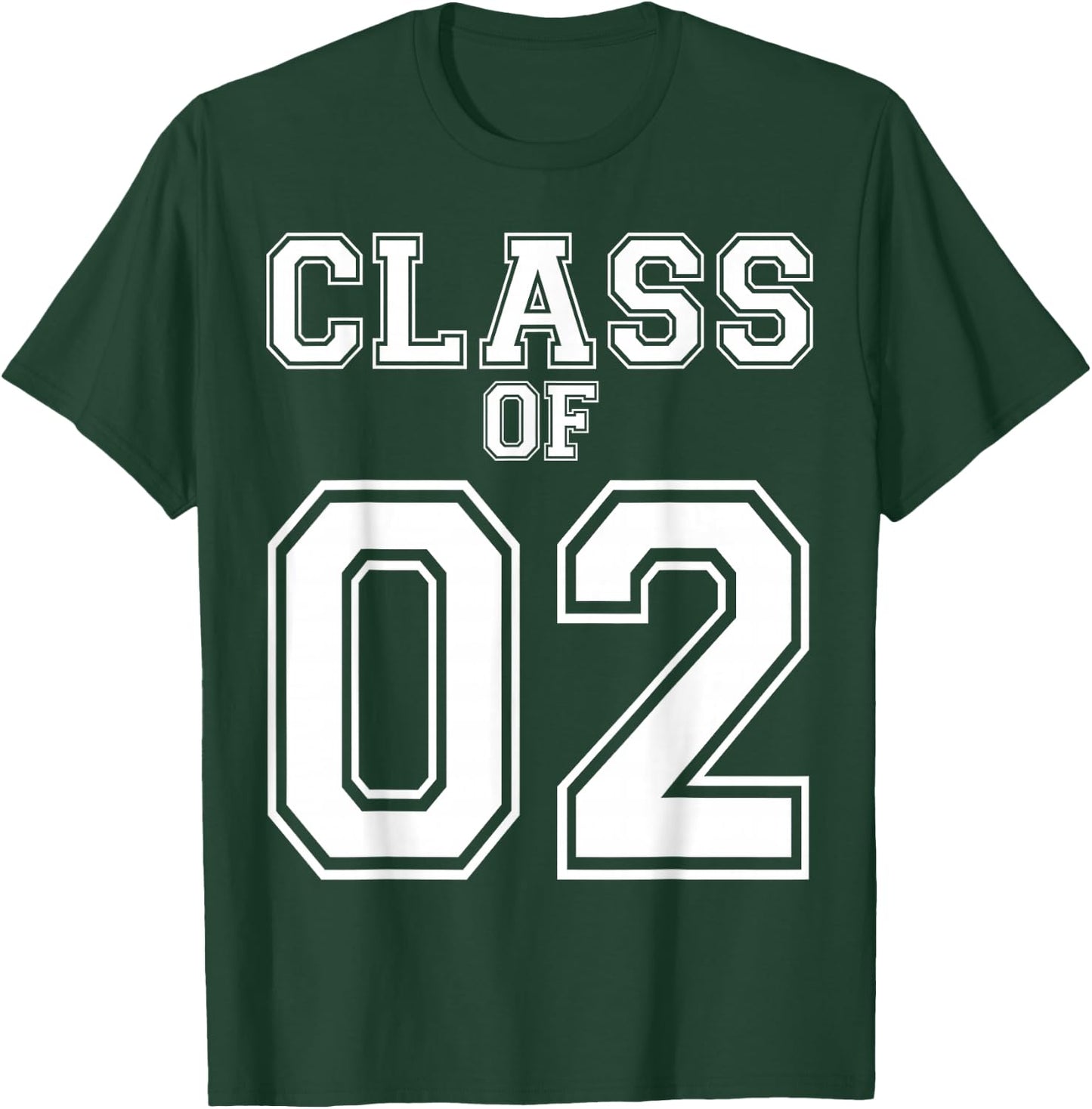 Class Of 2002 Custom Graduation Senior Personalized Grads T-Shirt - T-Shirt | Forest