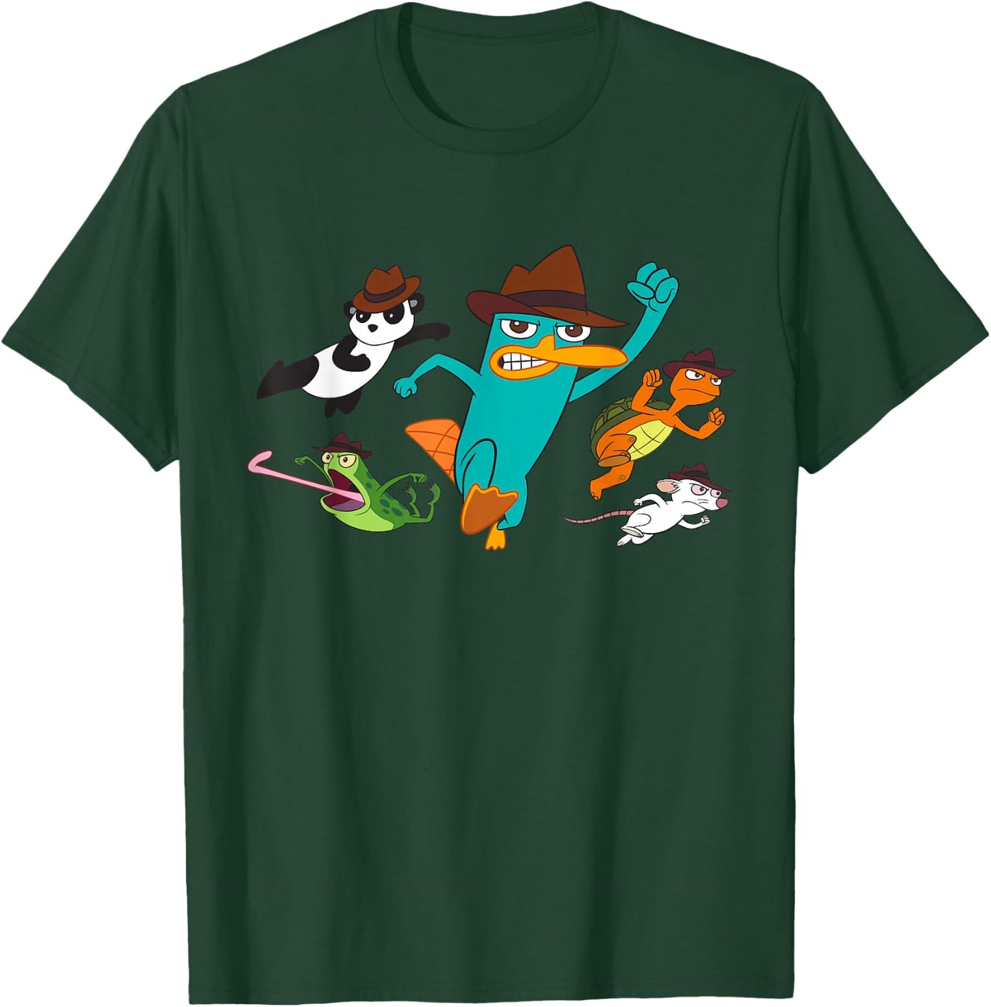 Disney Channel Phineas and Ferb O.W.C.A. Small T-Shirt - T-Shirt | Forest