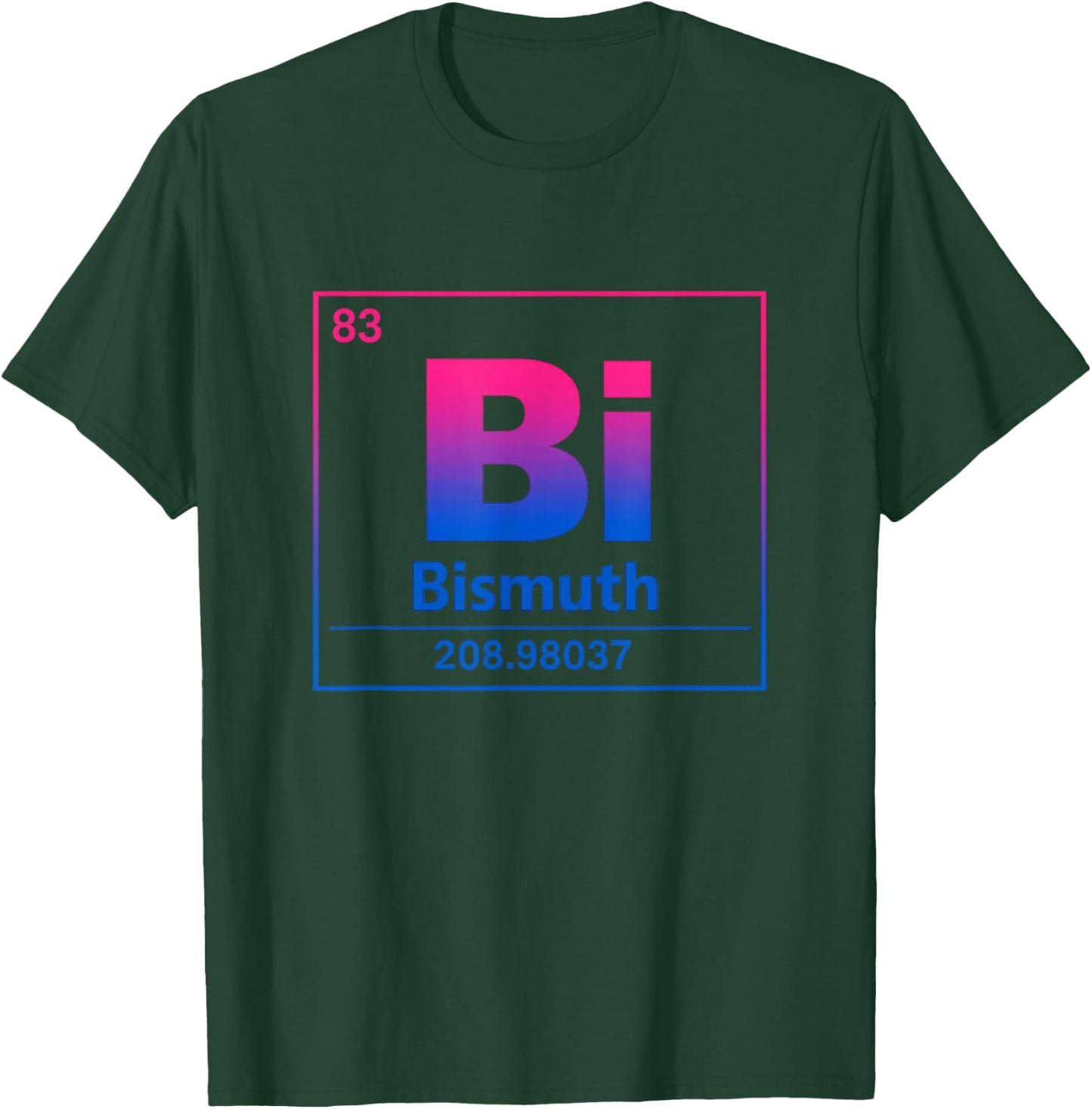 Bi Bismuth Funny Bisexual Gay Pride Witty Meme Queer Humor T-Shirt - T-Shirt | Forest