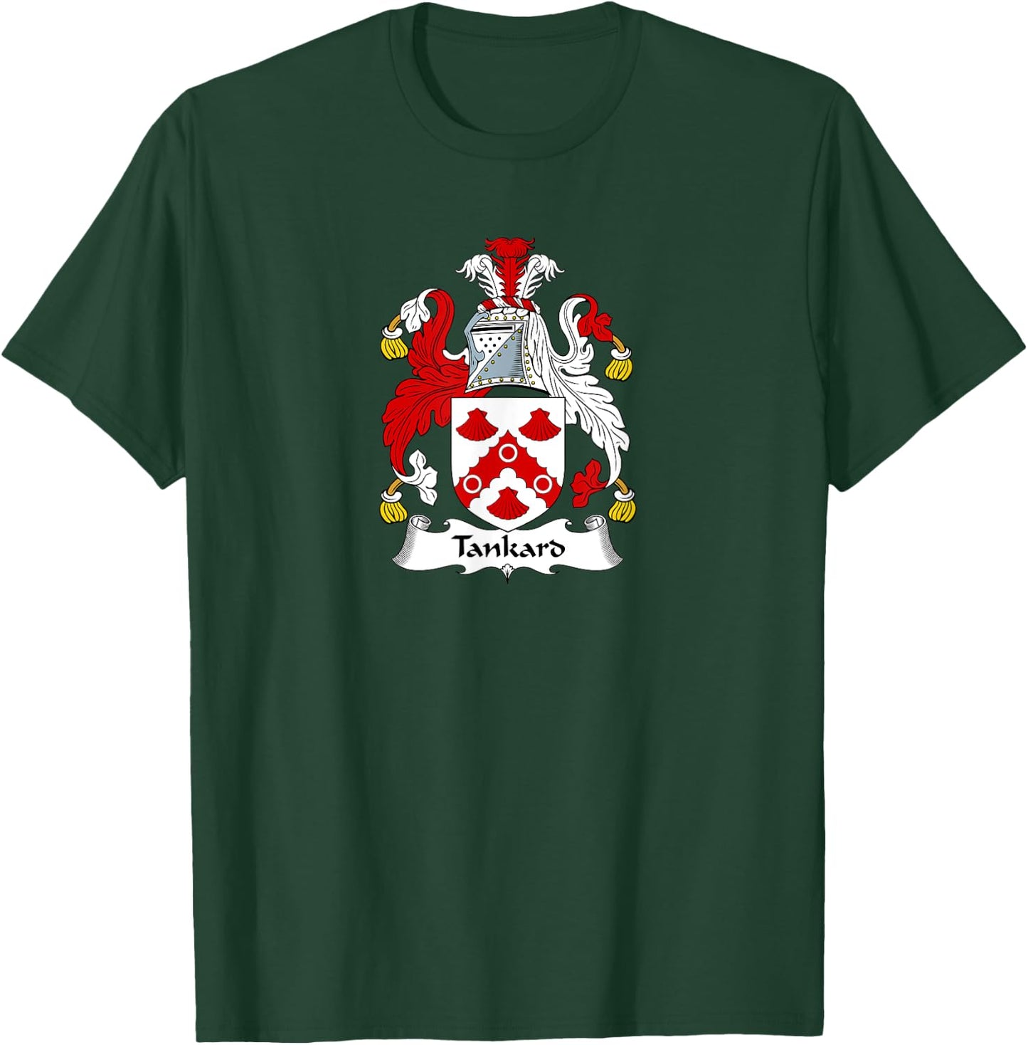 Tankard Coat of Arms - Family Crest T-Shirt - T-Shirt | Forest