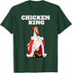Chicken King | Chicken | Boys Chicken T-Shirt - T-Shirt | Forest