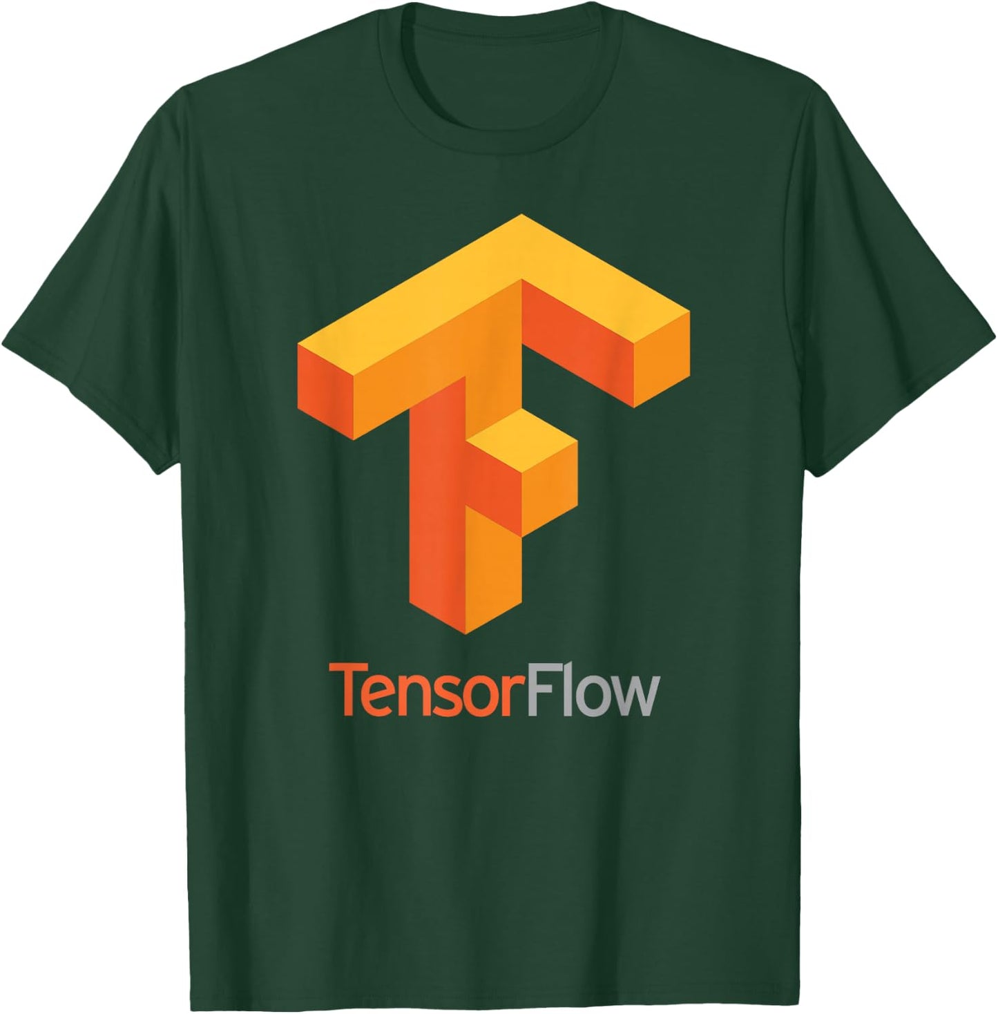TensorFlow - Open-Source Library For AI Machine Learning T-Shirt - T-Shirt | Forest
