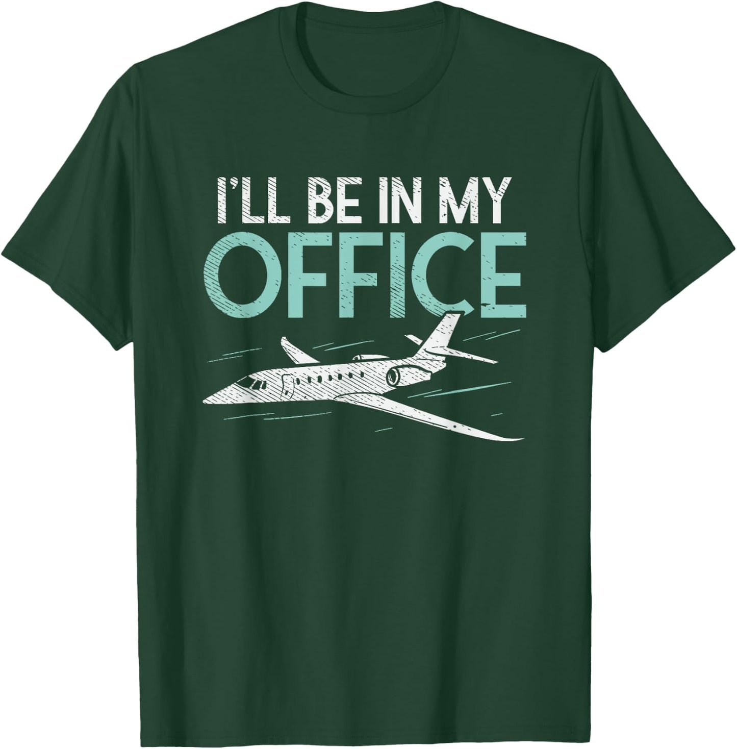 Funny Pilot Aviation T-Shirt - T-Shirt | Forest