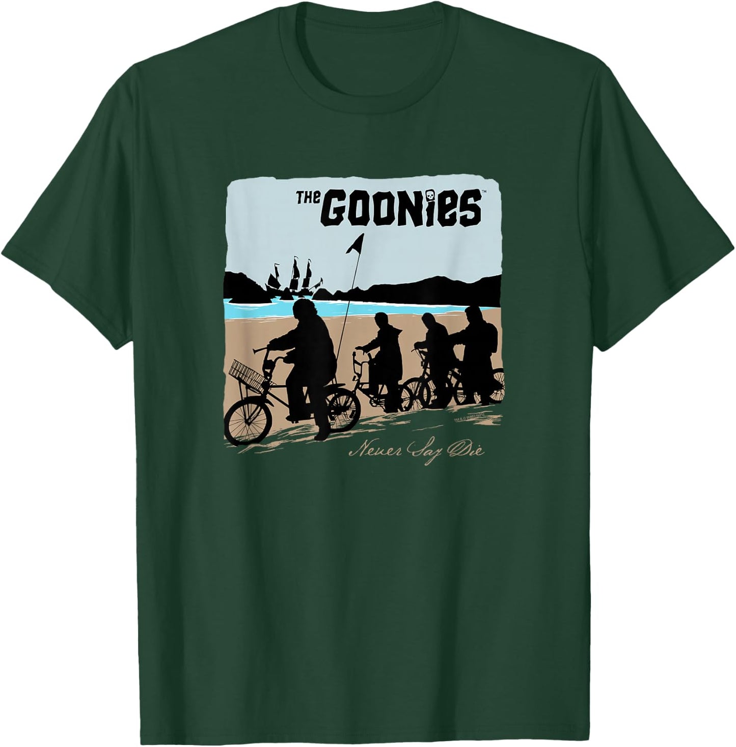 The Goonies Beach Silhouettes T-Shirt - T-Shirt | Forest