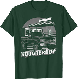 Square Body Truck Classic Squarebody Old Vintage Retro T-Shirt - T-Shirt | Forest