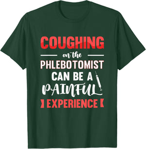 Funny Phlebotomist Syringe Blood Needle Phlebotomy Nurse T-Shirt - T-Shirt | Forest
