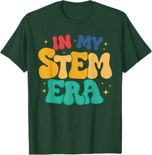 Groovy In My Stem Era Science Teacher Women In Stem T-Shirt - T-Shirt | Forest