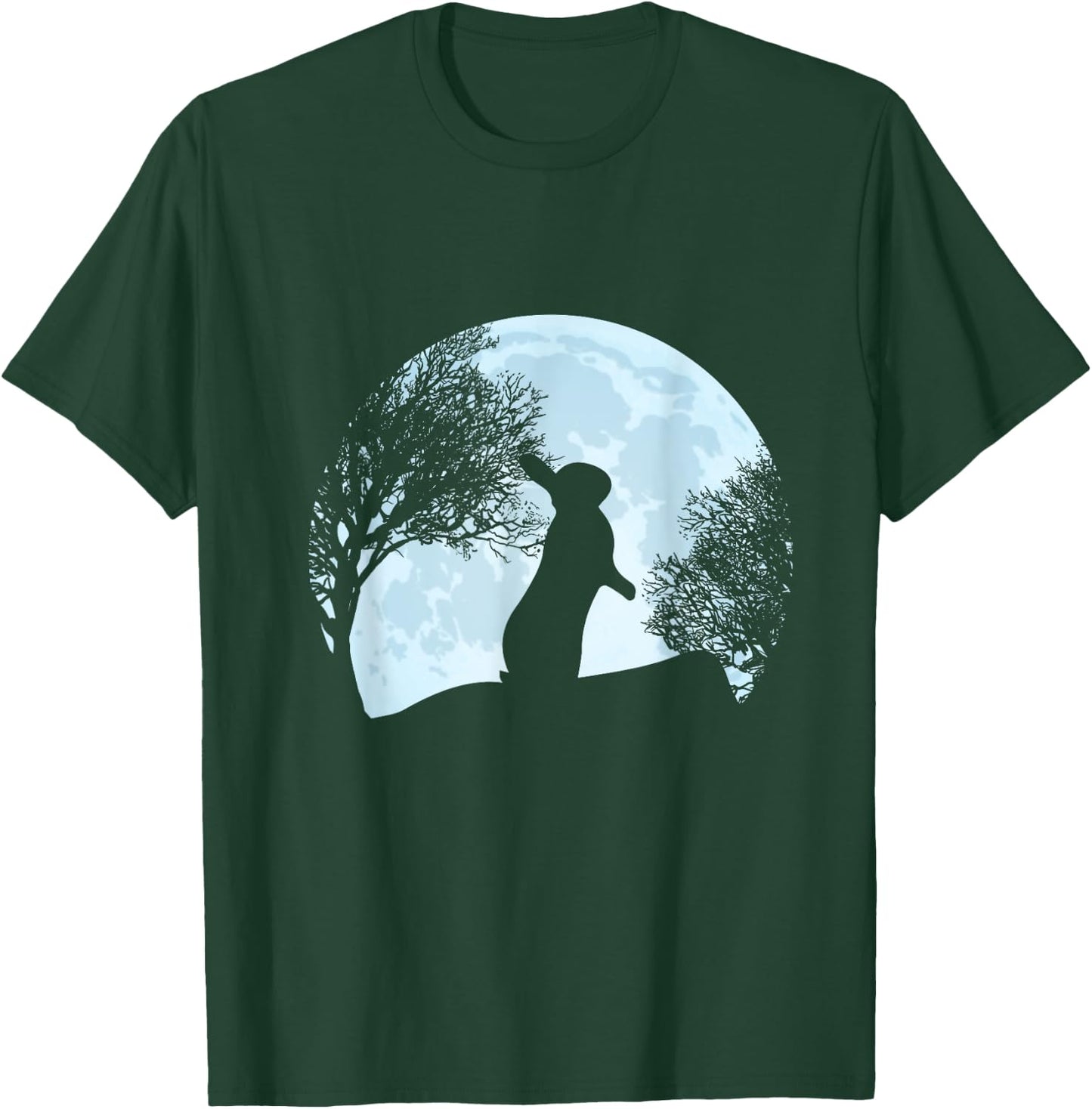 Easter Rabbit Blue Moon T-Shirt - T-Shirt | Forest