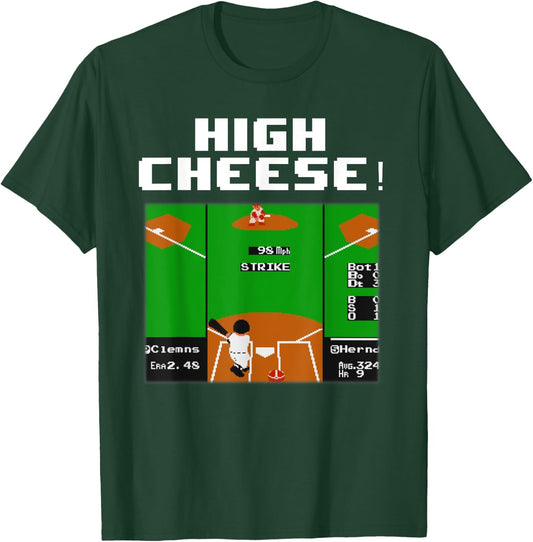 High Cheese RBI Baseball T-Shirt - T-Shirt | Forest