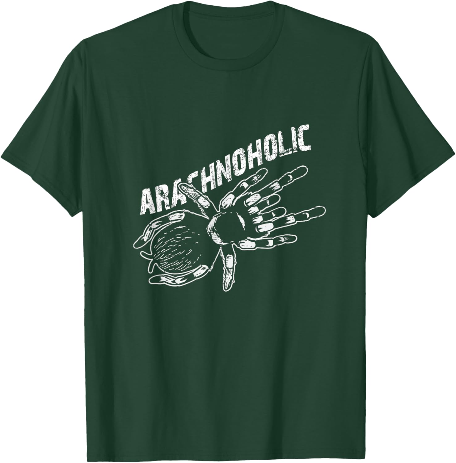 Arachnoholic Tarantula Tarantula Terrarium Arachnophobia T-Shirt - T-Shirt | Forest