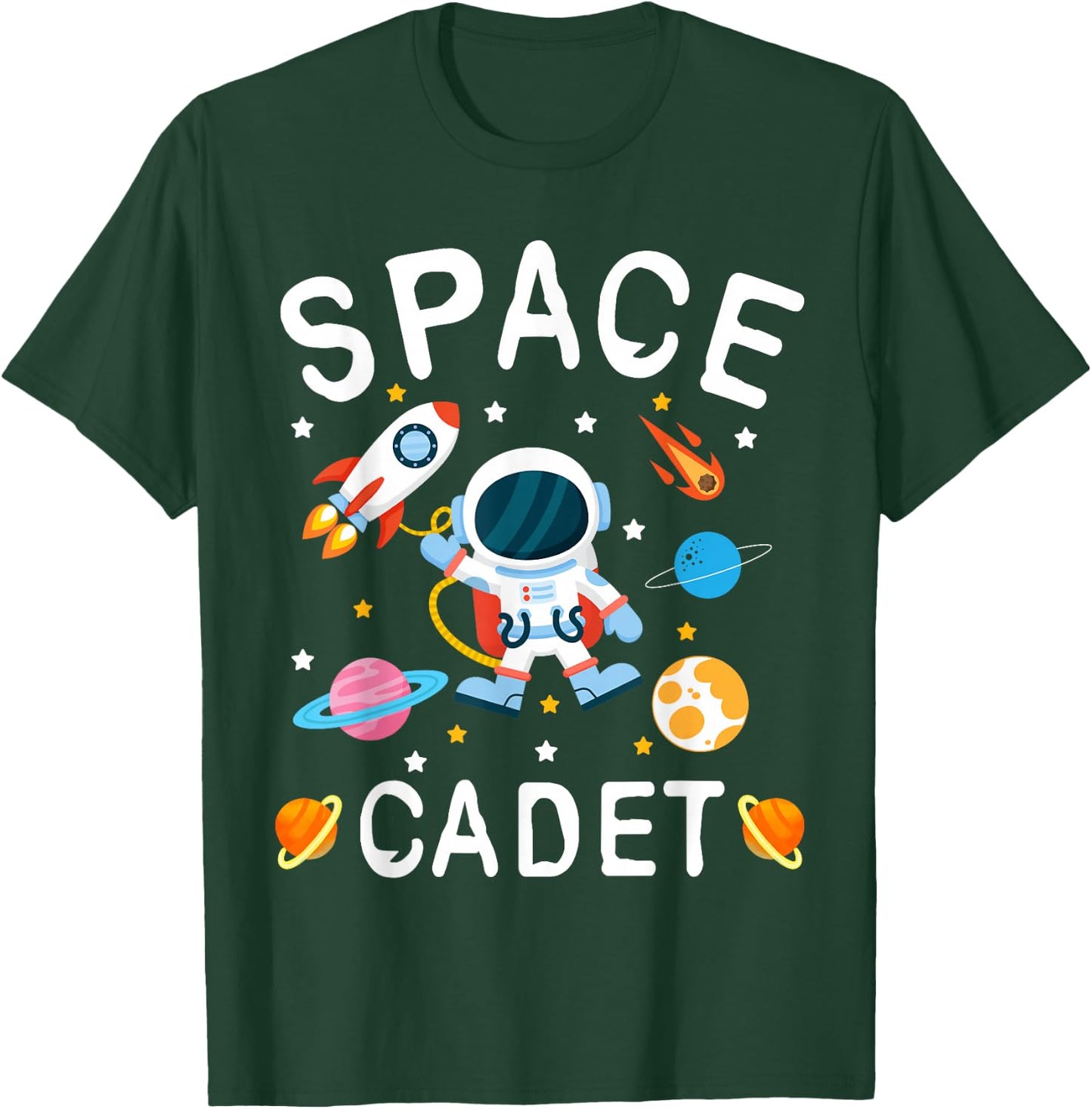 Space Cadet Astronaut T-Shirt - T-Shirt | Forest