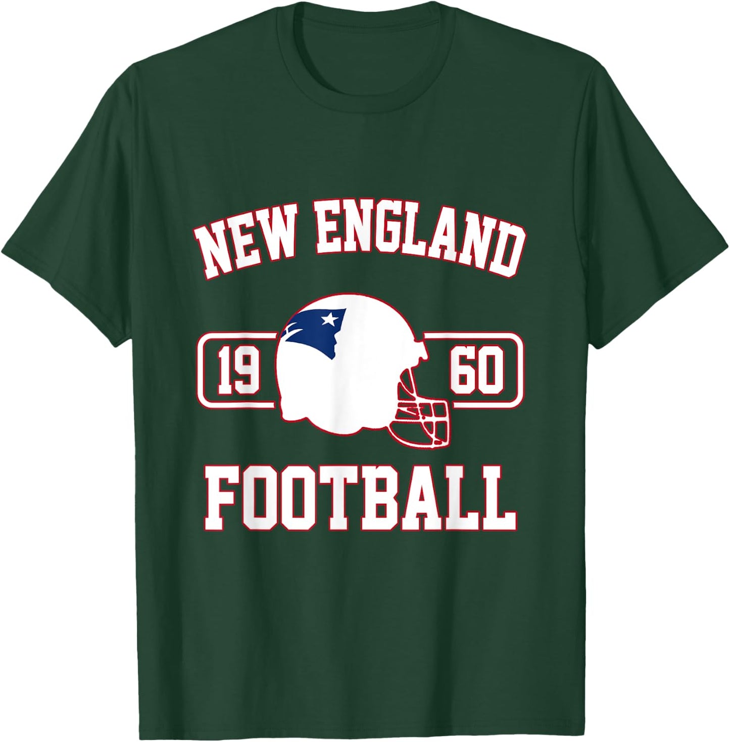 New England Football Team Jersey American Football Fan Men T-Shirt - T-Shirt | Forest