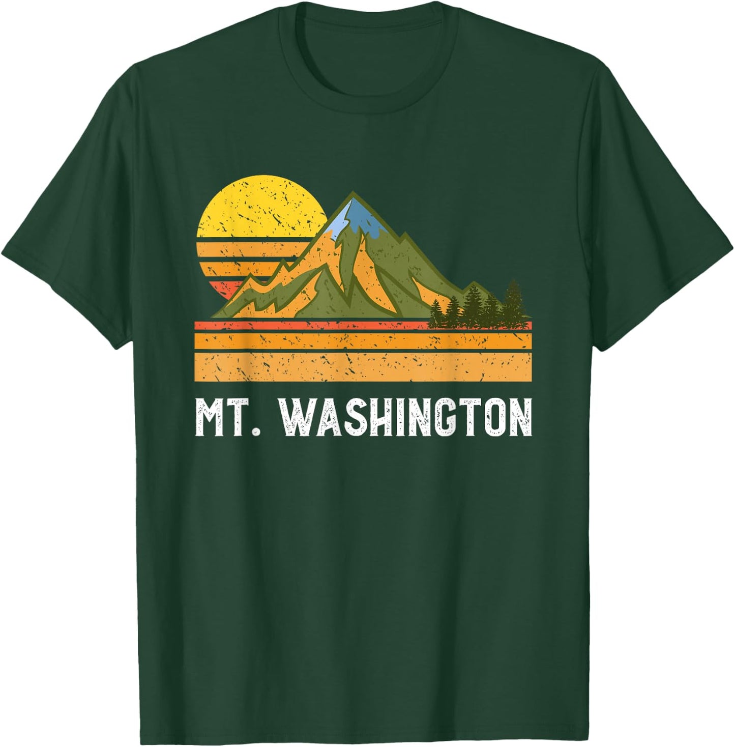 Mountain Vacation Gift- Mt Climbing Hiking Mount Washington T-Shirt - T-Shirt | Forest