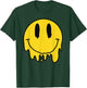 Melting Yellow Smile Funny Smiling Melted Dripping Face Cute T-Shirt - T-Shirt | Forest