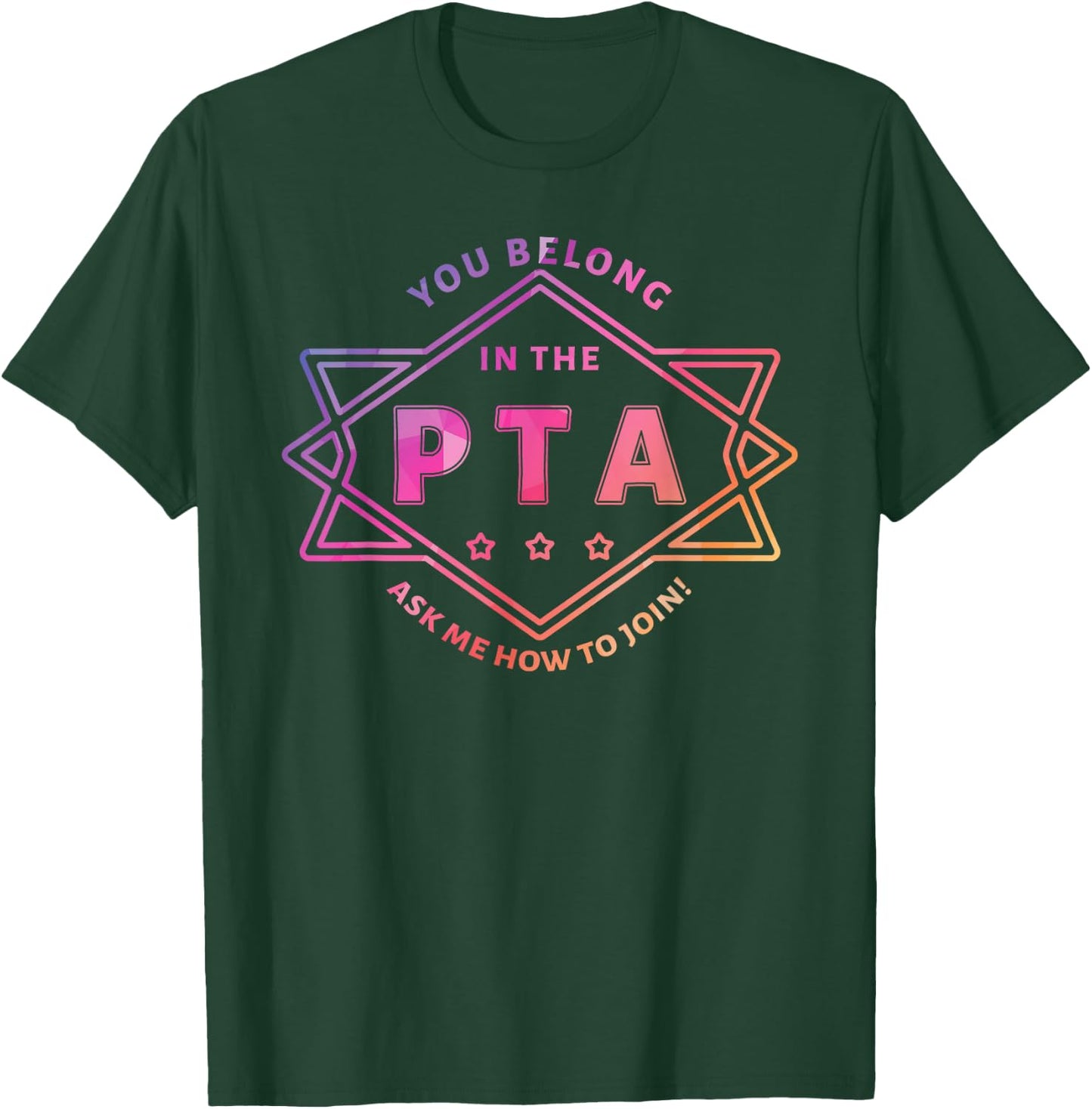 PTA Promotion Graphic - School Parent Teacher Association Men Women Girls Kids T-Shirt - T-Shirt | Forest