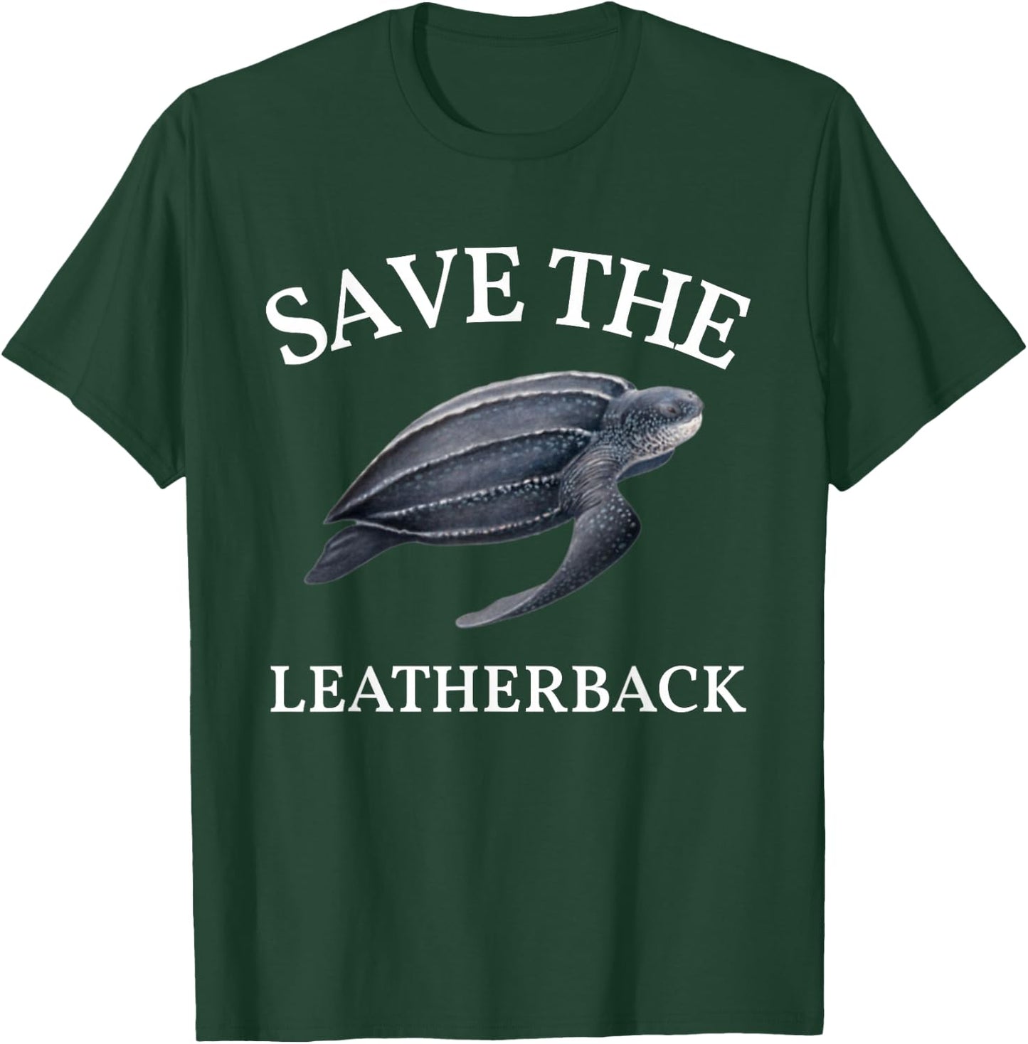 Leatherback Sea Turtle Endangered Species Turtle T-Shirt - T-Shirt | Forest