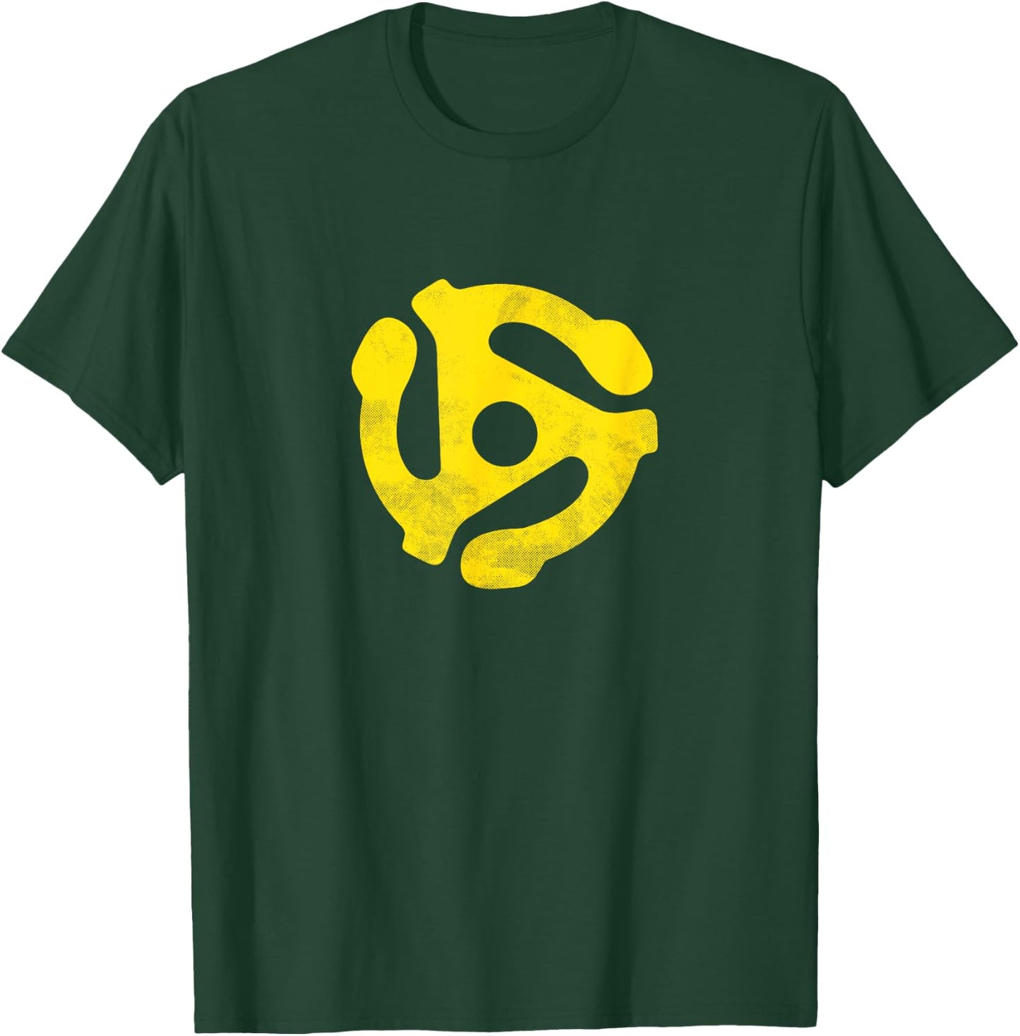 45 Vinyl Record Insert - distressed T-Shirt - T-Shirt | Forest