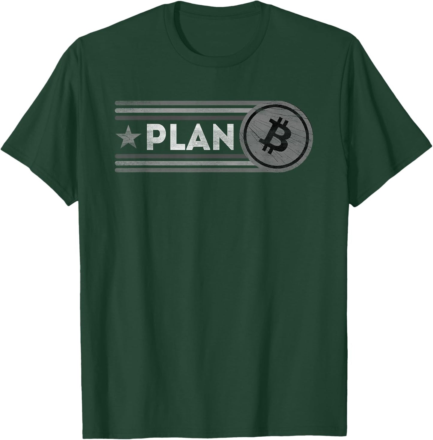 Bitcoin Crypto Plan B for the Miner and Blockchain Fan T-Shirt - T-Shirt | Forest