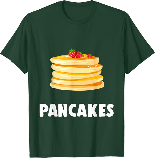 Couple Matching Halloween Costumes Pancakes T-Shirt - T-Shirt | Forest