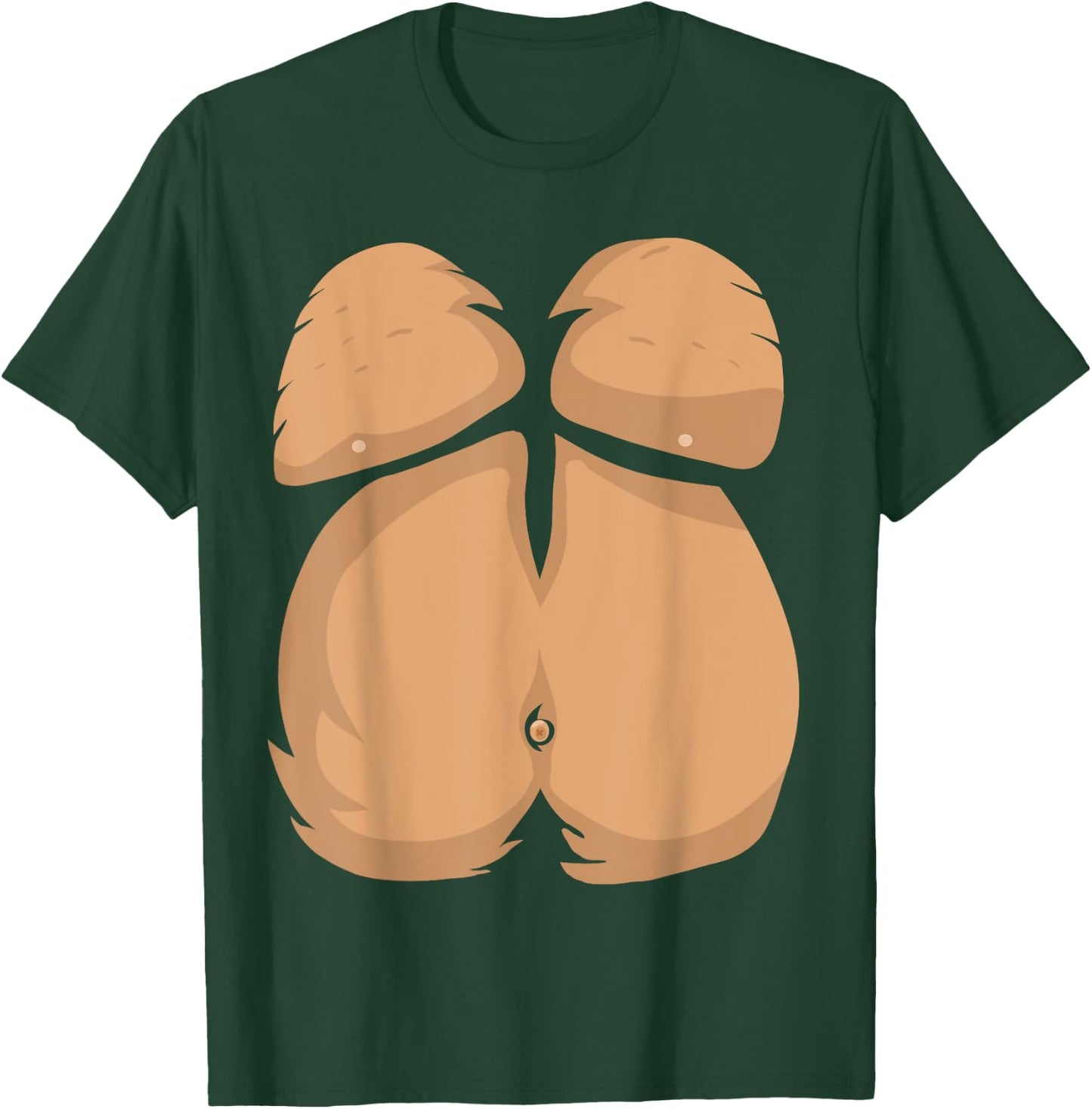 Monkey Costume Easy Lazy Halloween For Boys Men T-Shirt - T-Shirt | Forest