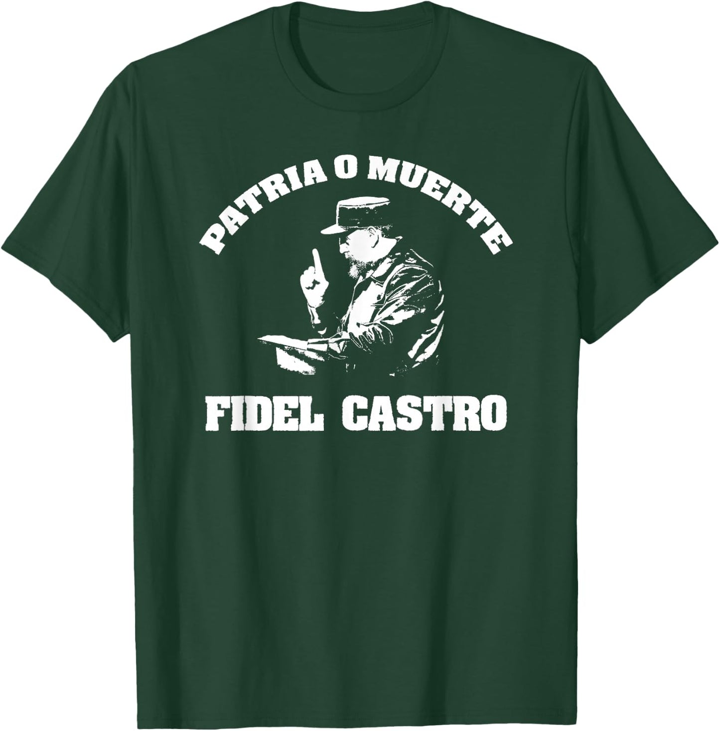 Fidel Castro Cuba Revolution Latin America T-Shirt - T-Shirt | Forest