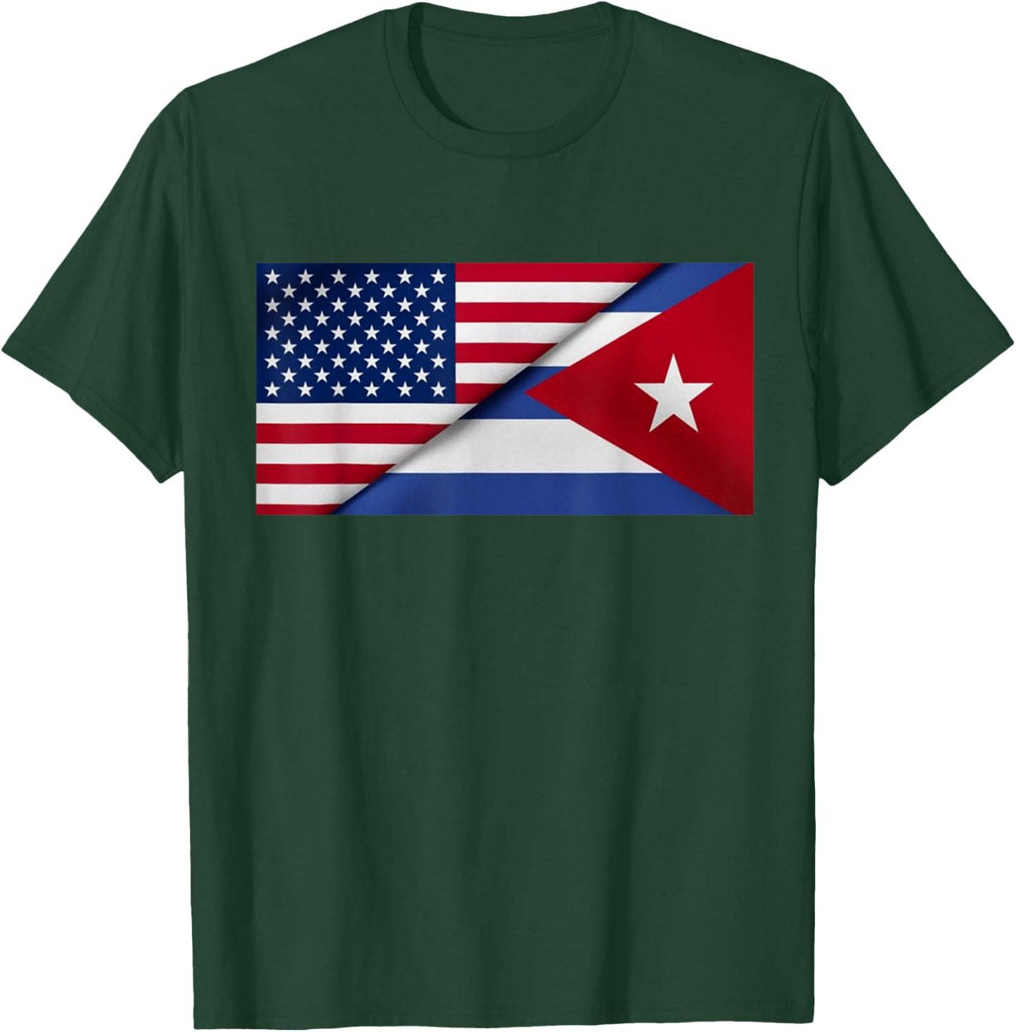 Patria y Vida, Cuban and American Patriotic Flags together. Women Kids Men T-Shirt - T-Shirt | Forest