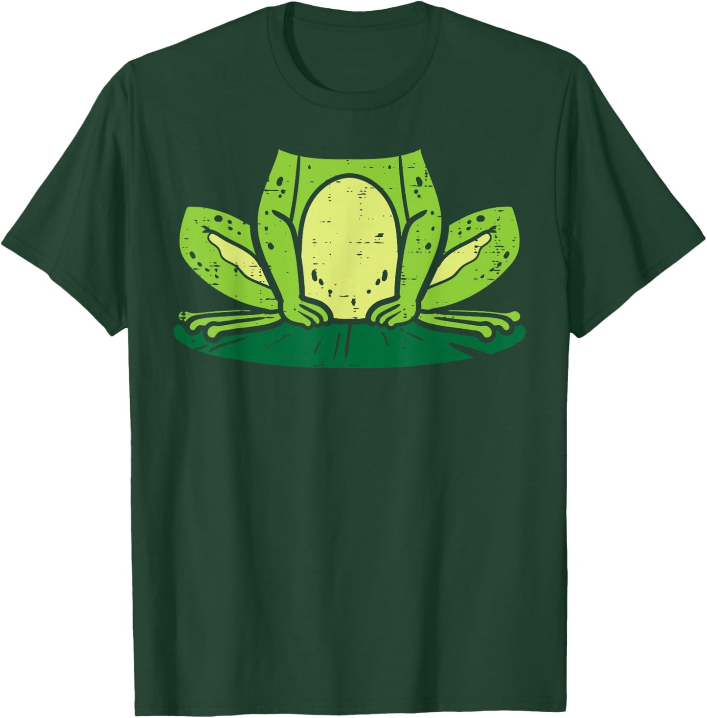 Frog Costume Funny Halloween Animal Men Women Boys Girls T-Shirt - T-Shirt | Forest