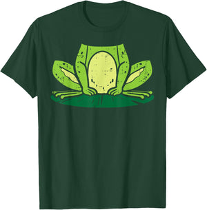Frog Costume Funny Halloween Animal Men Women Boys Girls T-Shirt - T-Shirt | Forest