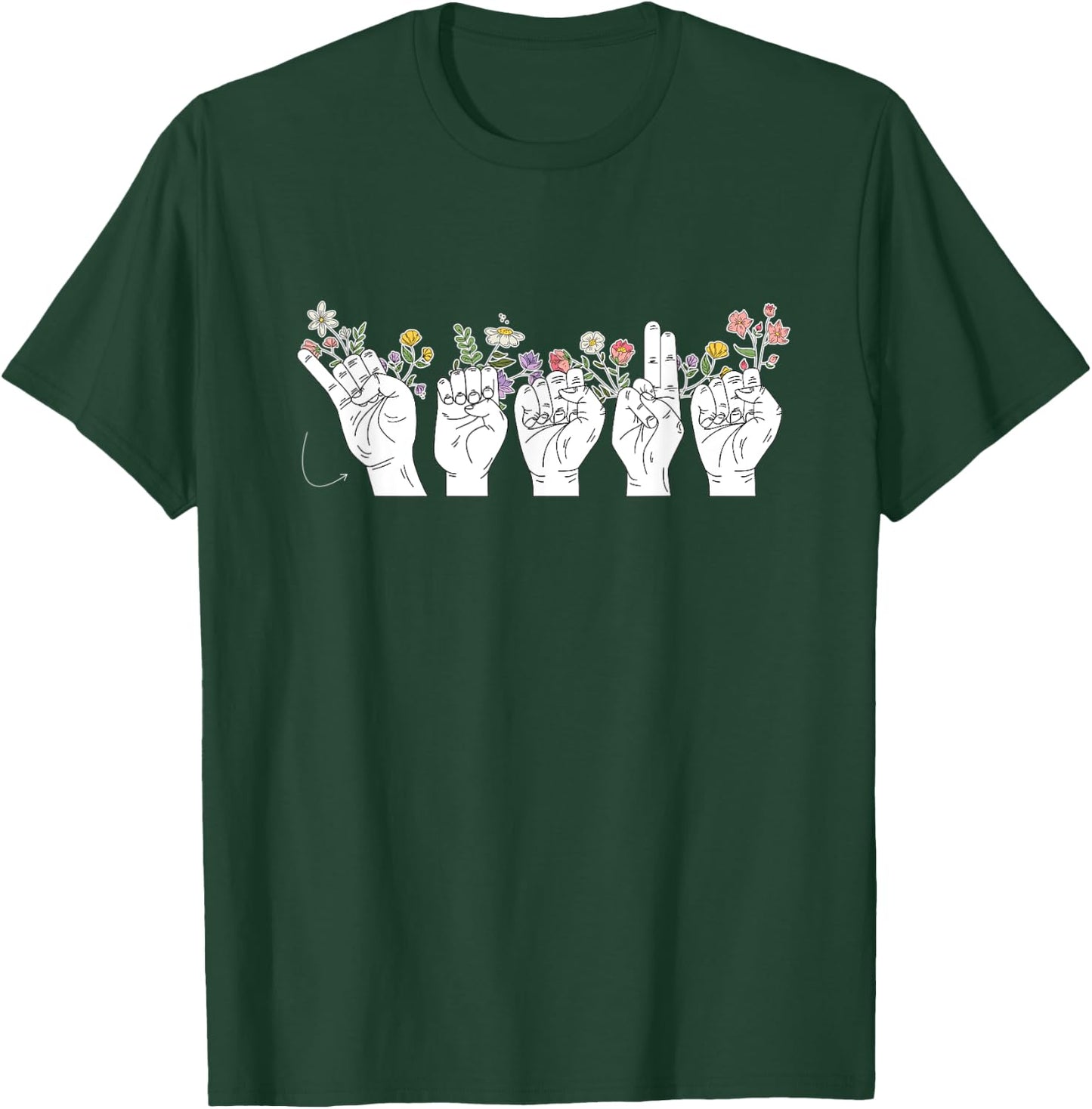 Jesus Asl T-Shirt - T-Shirt | Forest