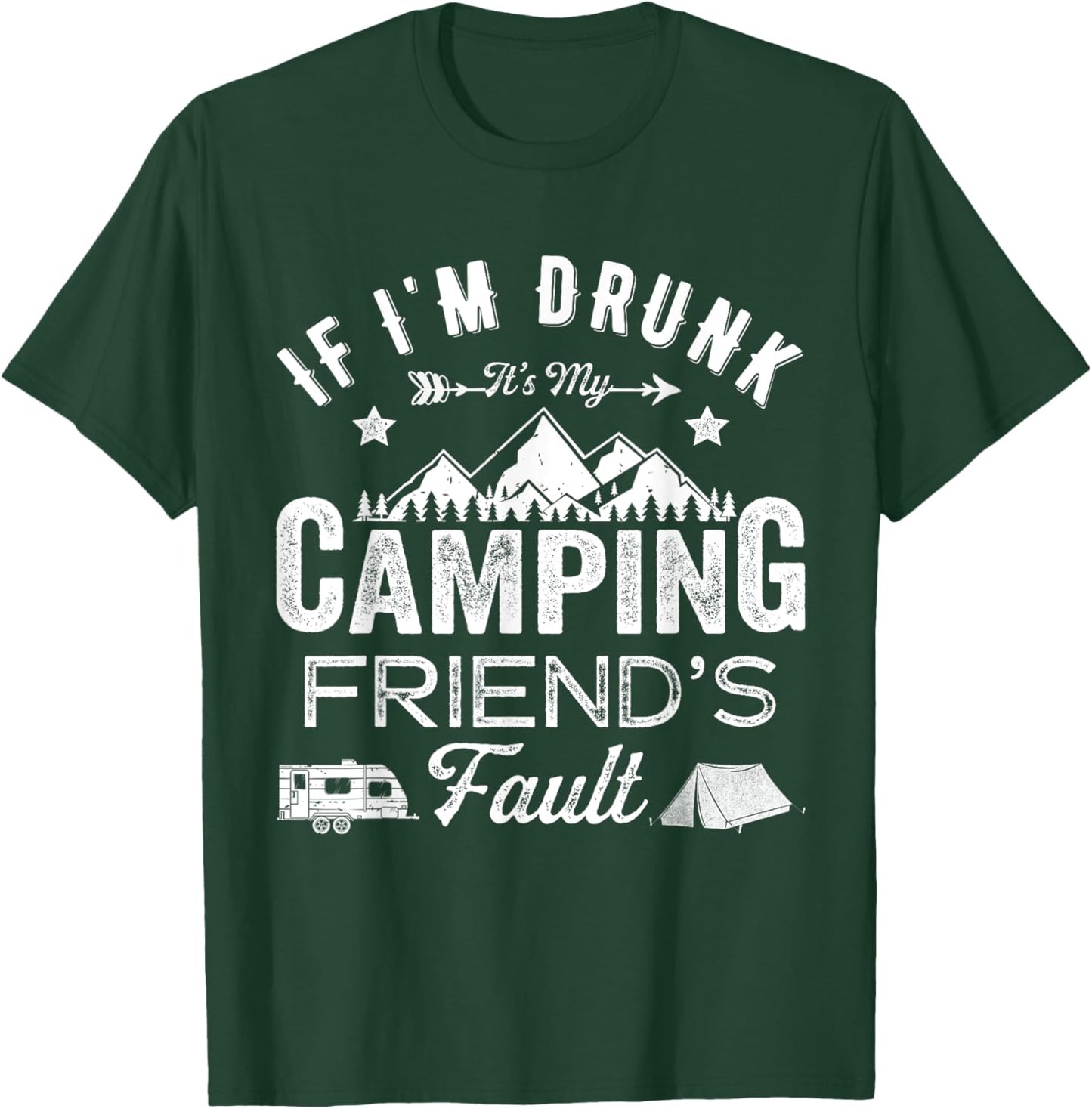 Cool Best Friend Retro Apparel Gift -Adults Black Large Modern Letter Print T-Shirt - T-Shirt | Forest