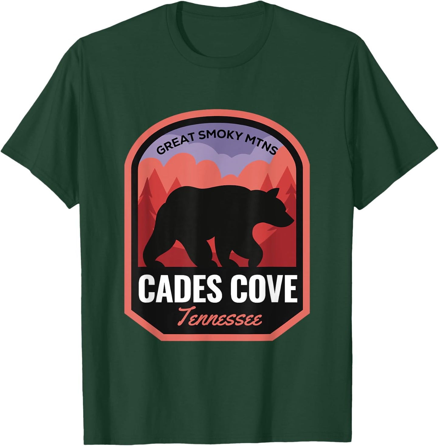 Cades Cove Great Smoky Mtns Tennessee T-Shirt - T-Shirt | Forest