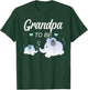 Grandpa To Be Elephant Baby Shower For Boy T-Shirt - T-Shirt | Forest
