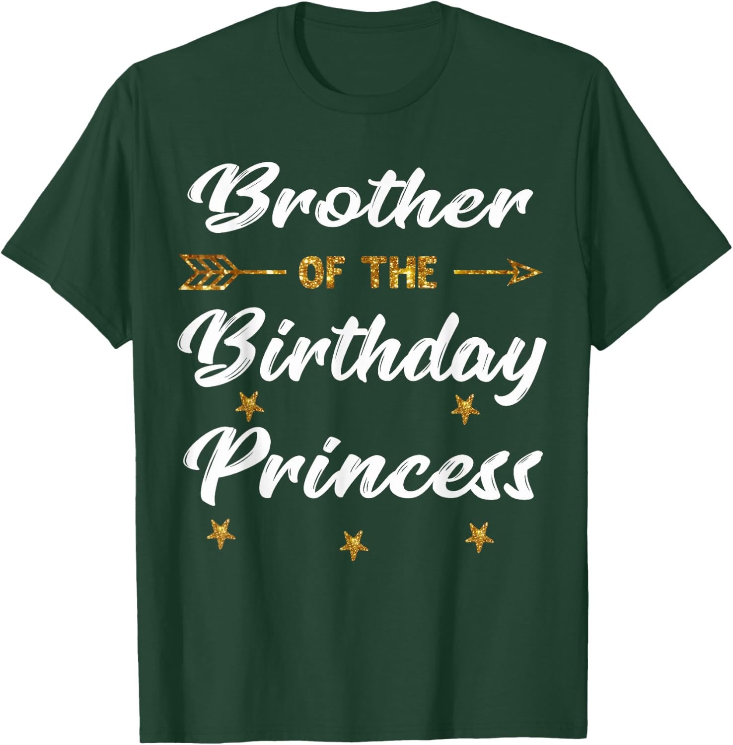Brother Of The Birthday Princess Matching Family T-Shirt - T-Shirt | Forest