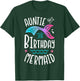 Auntie Of The Birthday Mermaid Gifts Aunt Family Matching T-Shirt - T-Shirt | Forest