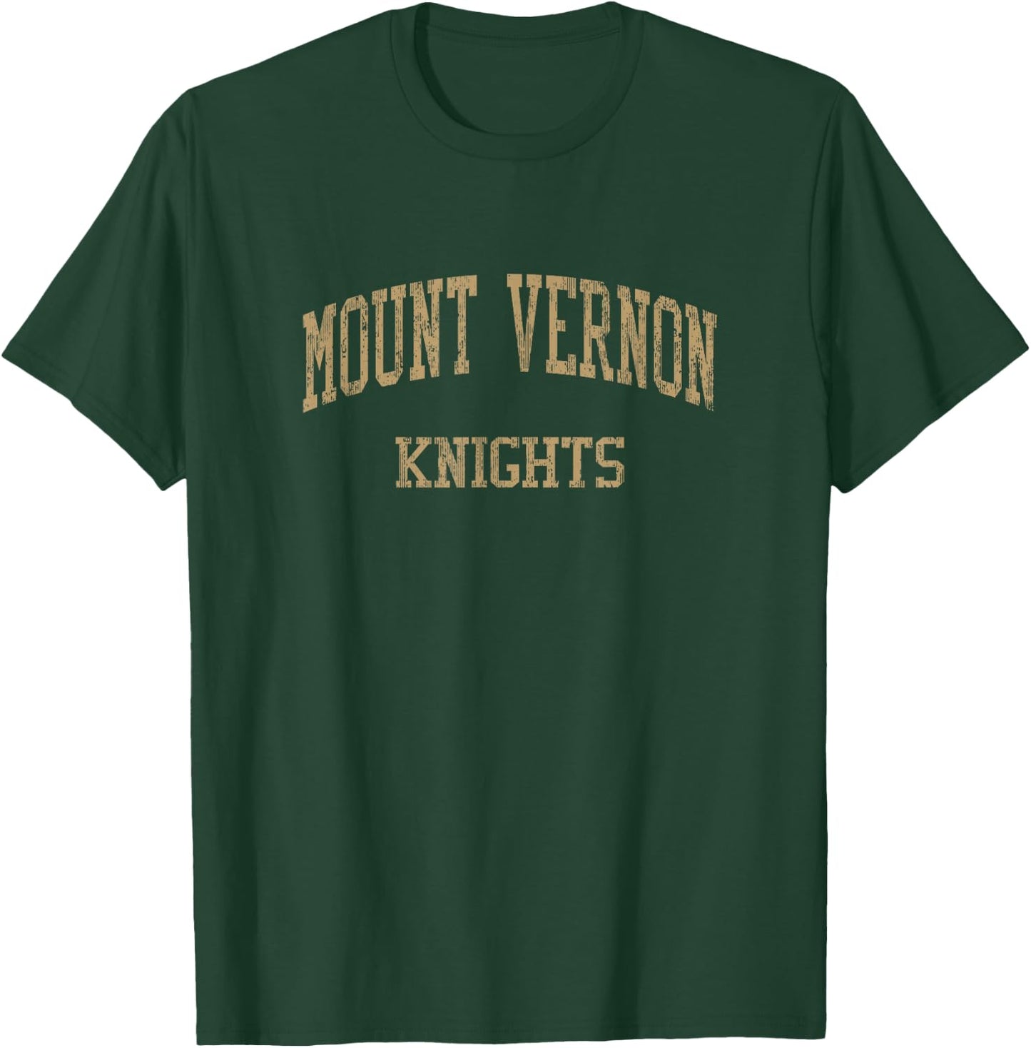 Mount Vernon High School HS Mount Vernon NY Vintage Sports T-Shirt - T-Shirt | Forest