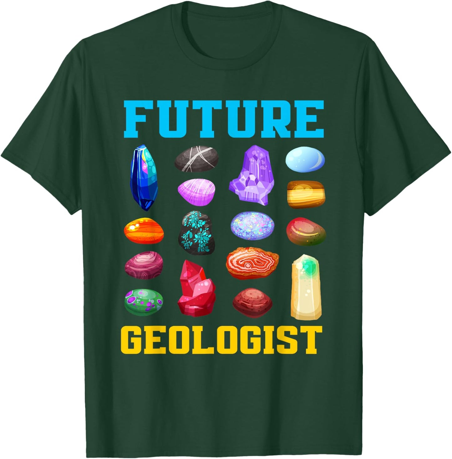 Future Geologist Student Earth Science Funny Geology T-Shirt - T-Shirt | Forest