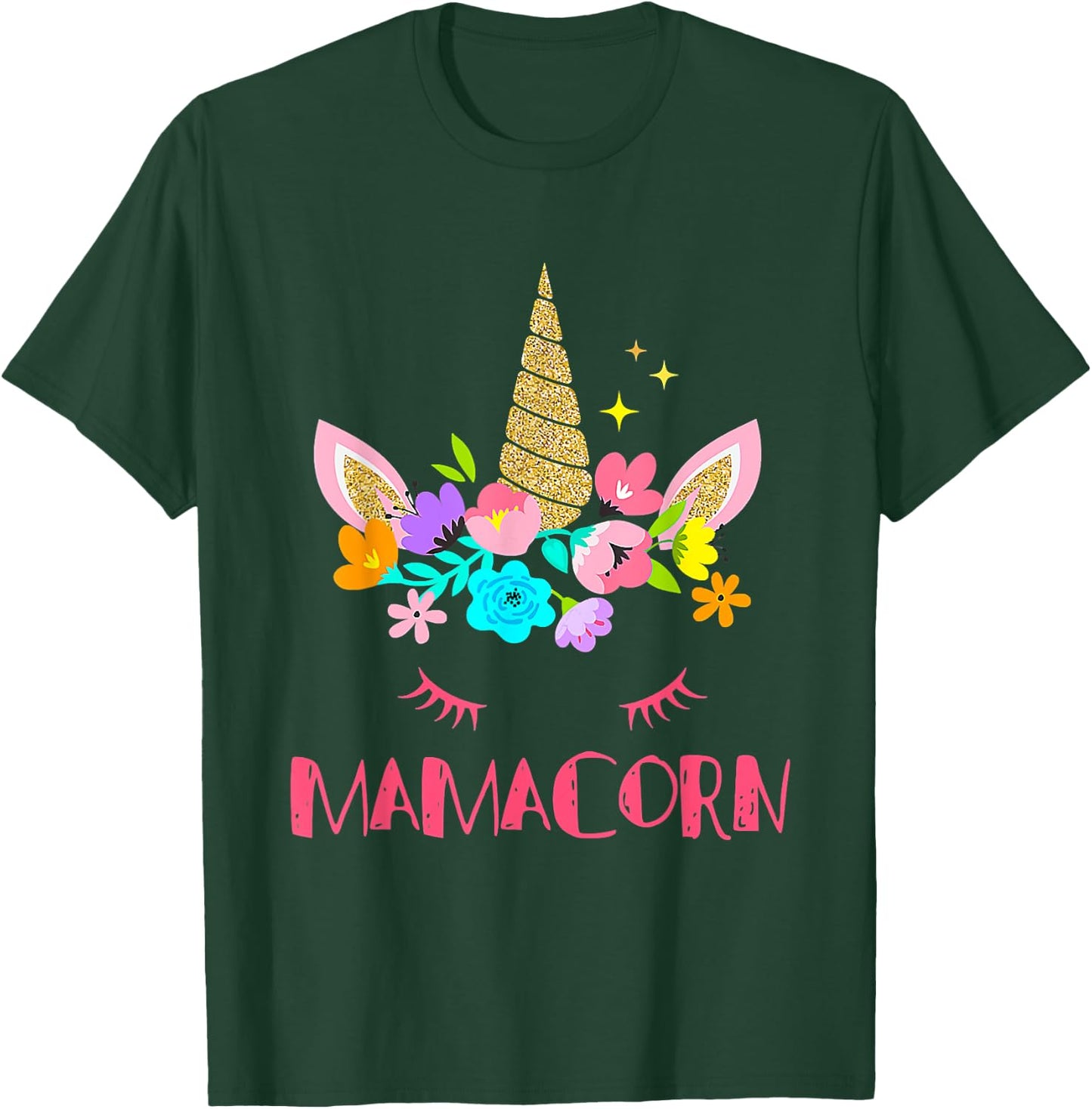 Funny Mamacorn Unicorn Costume Mom Mother's Day T-Shirt - T-Shirt | Forest