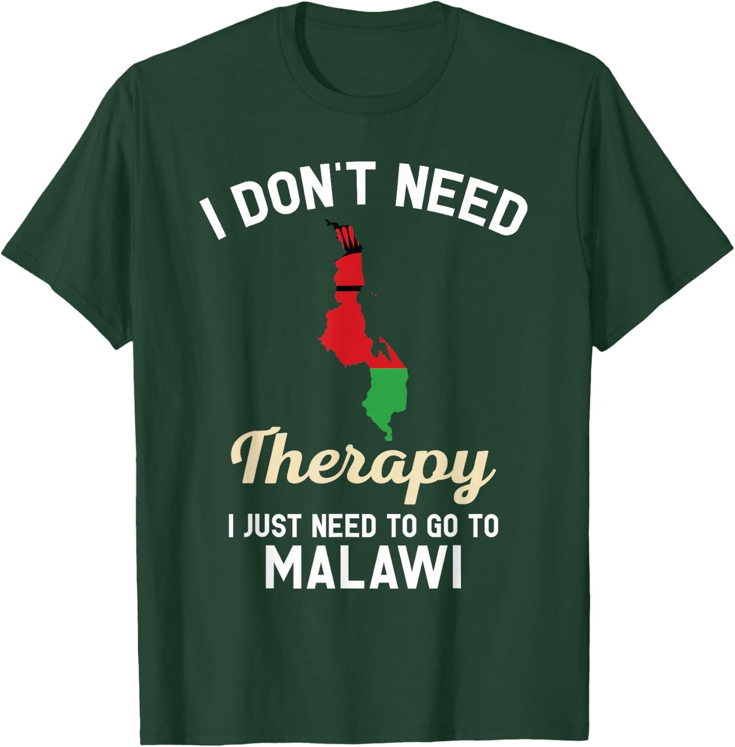 Malawian Malawi Map Gift People from Malawi T-Shirt - T-Shirt | Forest